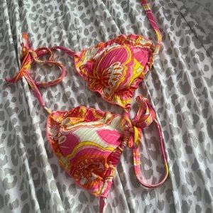 colorful bikini top